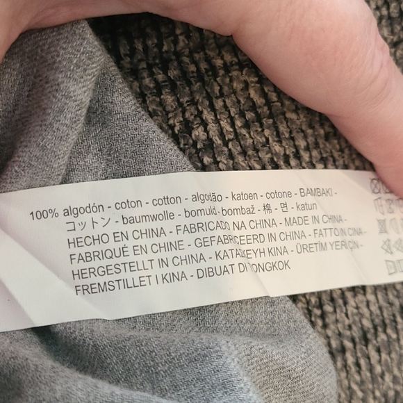 NWT Zara grey button up flannel collection - Picture 7 of 7